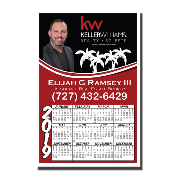 Custom calendar magnet